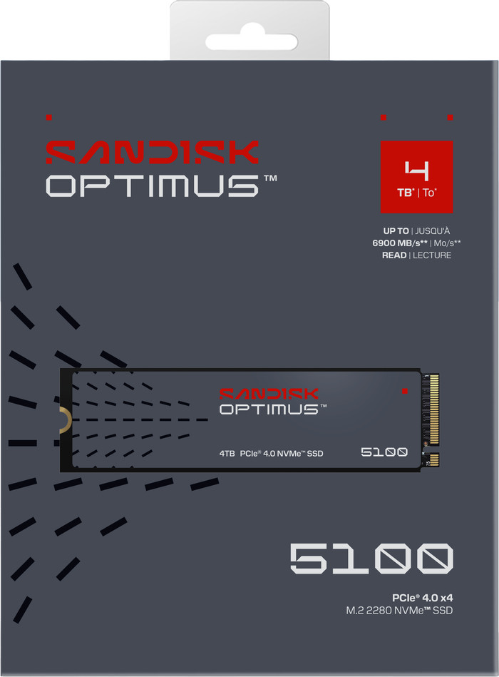 SANDISK Optimus 5100 4TB NVMe SSD Main Image