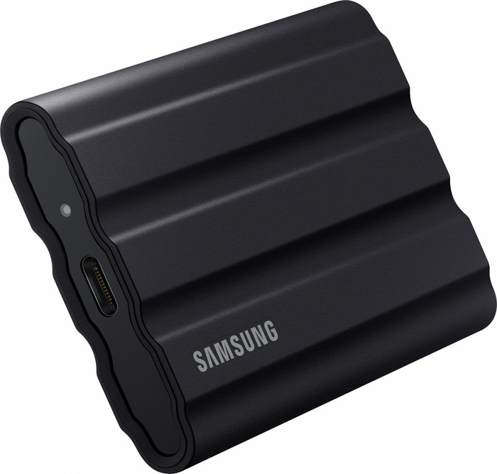 Samsung T7 Shield 2TB Zwart linkerkant