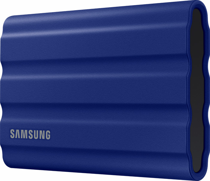 Samsung T7 Shield 2TB Blauw rechterkant