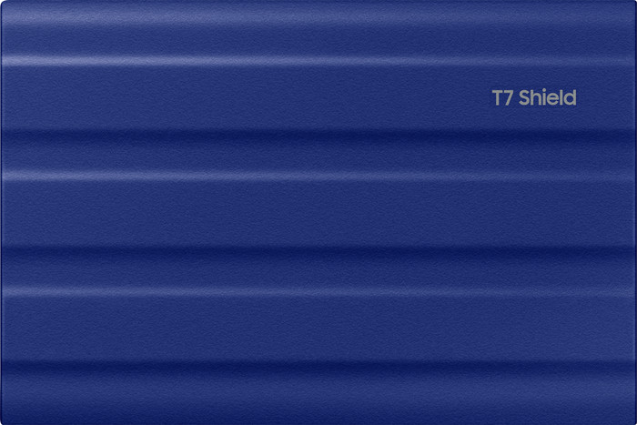Samsung T7 Shield 2TB Blauw voorkant