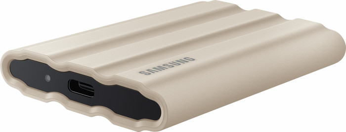Samsung T7 Shield 2TB Beige linkerkant