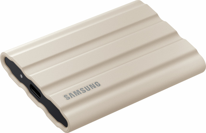 Samsung T7 Shield 2TB Beige bovenkant