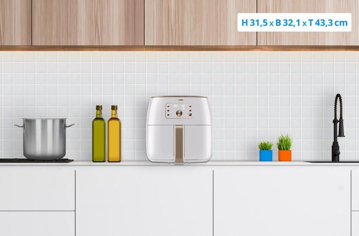 Philips Airfryer XXL Smart Sensing Premium Weiß HD9870/20 + Backform null