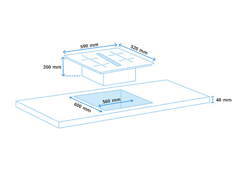 AEG TCH74B01FB ComboHob visual Coolblue 1