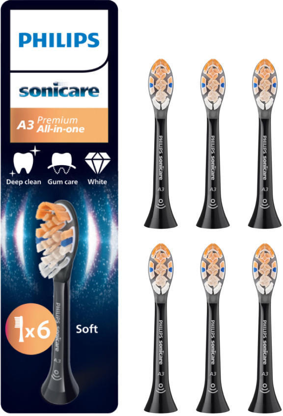 Philips Sonicare Premium All-in-one Black (6 units) Main Image