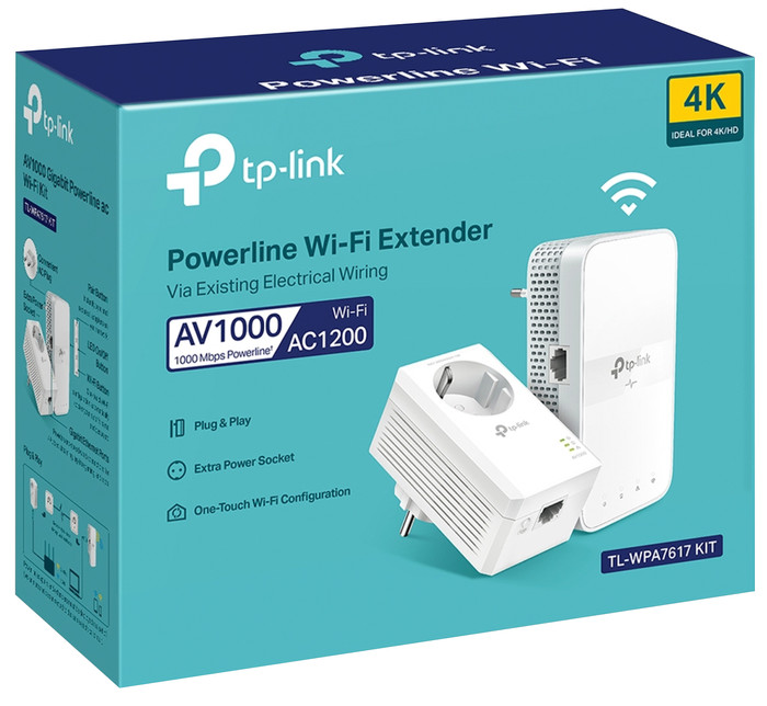TP-Link TL-WPA7617 Kit 1000 Mbit/s 2 Adapter (WLAN) verpackung