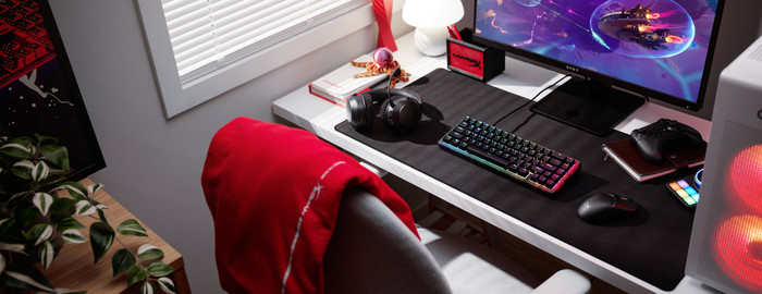 HyperX Origins 2 65% Gaming Toetsenbord Qwerty product in gebruik