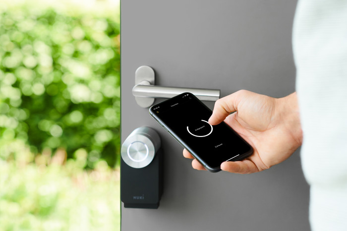 Nuki Power Pack product in gebruik