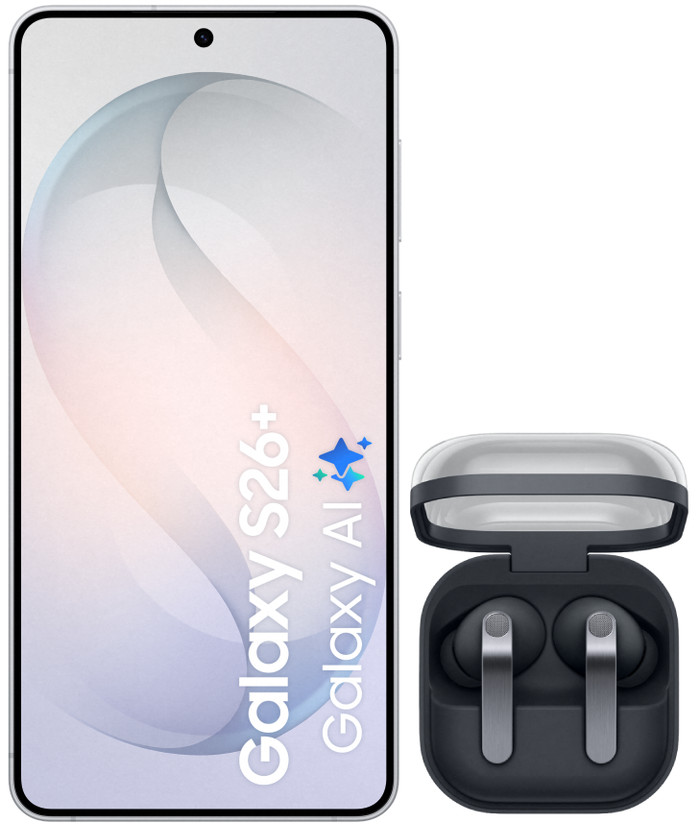 Samsung Galaxy S26 Plus 512GB White 5G + Samsung Galaxy Buds4 Pro Black Main Image