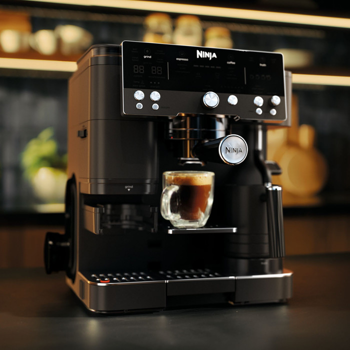 Ninja Luxe Cafe Premier ES601EUBK product in gebruik