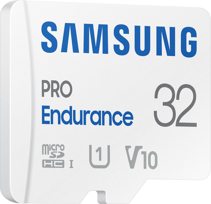 Samsung microSDHC PRO Endurance 32GB 30MB/s left side