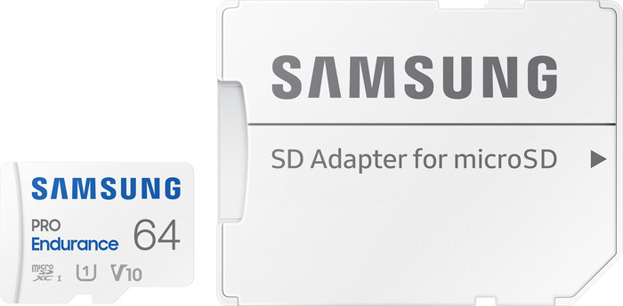 Samsung MicroSDXC PRO Endurance 64GB 30MB/s voorkant