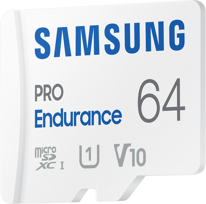 Samsung MicroSDXC PRO Endurance 64GB 30MB/s rechterkant
