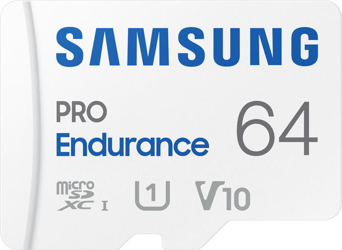 Samsung MicroSDXC PRO Endurance 64GB 30MB/s voorkant
