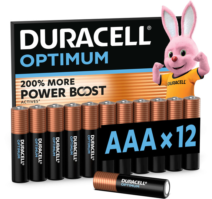 Duracell Optimum AAA batterijen 12 stuks Main Image