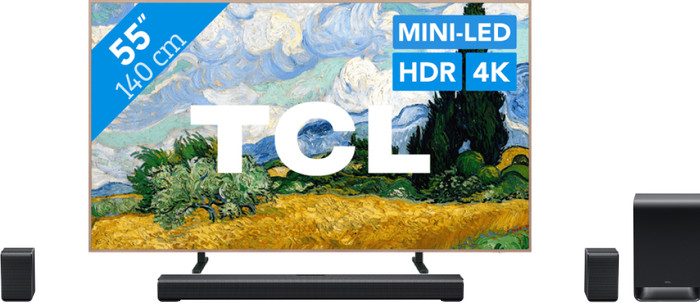 TCL QD Mini-led 55" A400 Pro (2026) + TCL S65K Main Image