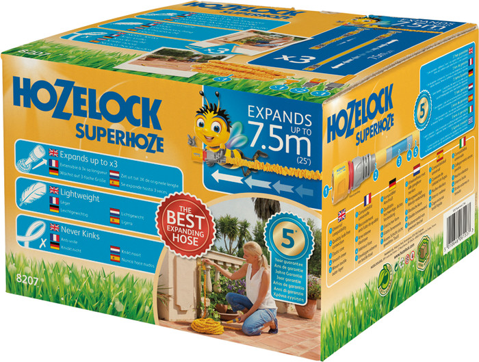 Hozelock Superhoze Plus Uitrekbare Tuinslang 7,5 meter null
