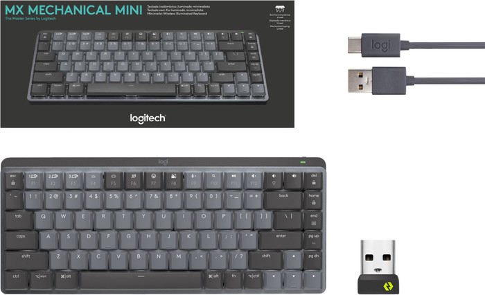Logitech MX Mechanical Mini Wireless Keyboard AZERTY + Logitech MX Master 3S null