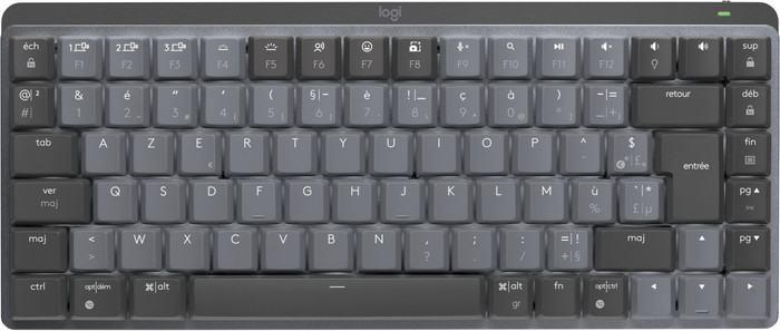 Logitech MX Mechanical Mini Wireless Keyboard Metal AZERTY Main Image