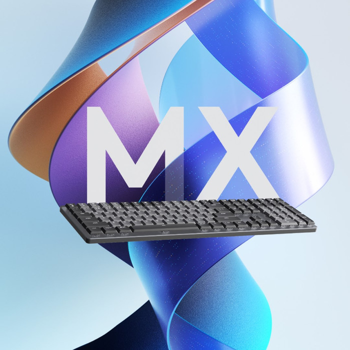 Logitech MX Mechanical Wireless Keyboard + Logitech MX Master 3S product in use