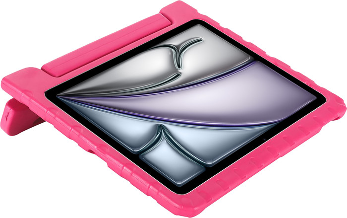 Just in Case Apple iPad Air 11 inch (2026/2025/2024) Kids Cover Roze linkerkant