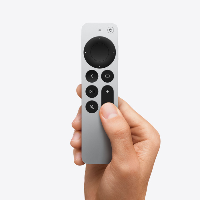 Apple Siri Remote (2022) Gray product in use
