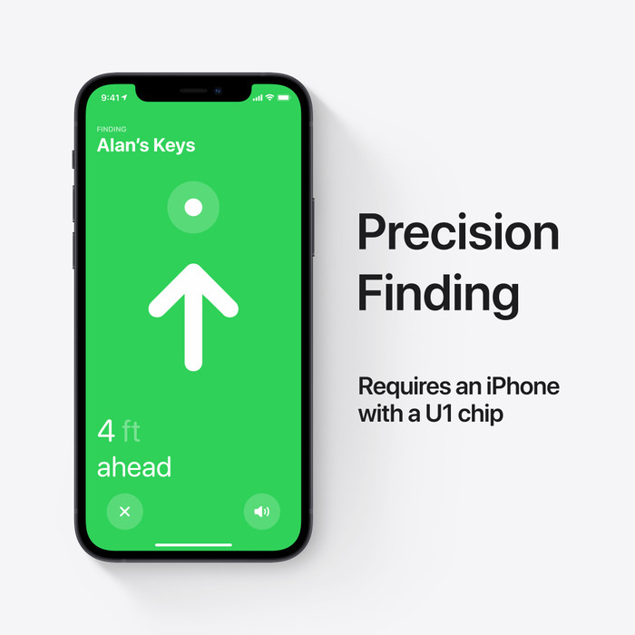 Apple AirTag 3-Pack product in gebruik