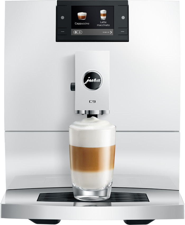 JURA C9 Piano White (EA) voorkant