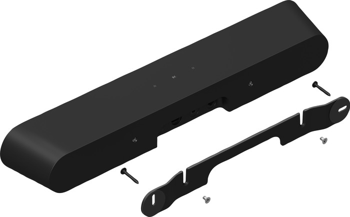 Sonos Ray Muurbeugel Zwart voorkant