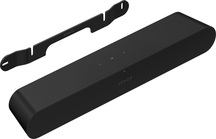 Sonos Ray Muurbeugel Zwart voorkant