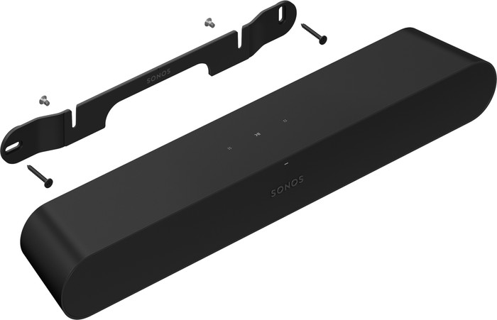 Sonos Ray Muurbeugel Zwart voorkant