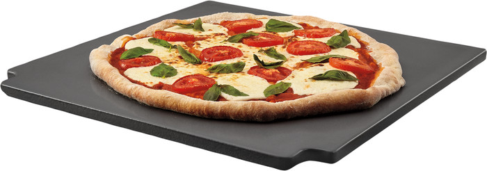 Weber Crafted Glazed Pizza Stone product in use