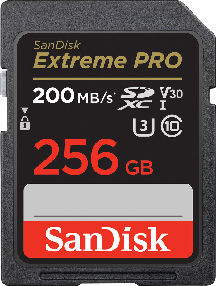SanDisk SDXC Extreme Pro 256GB 140MB/s Main Image