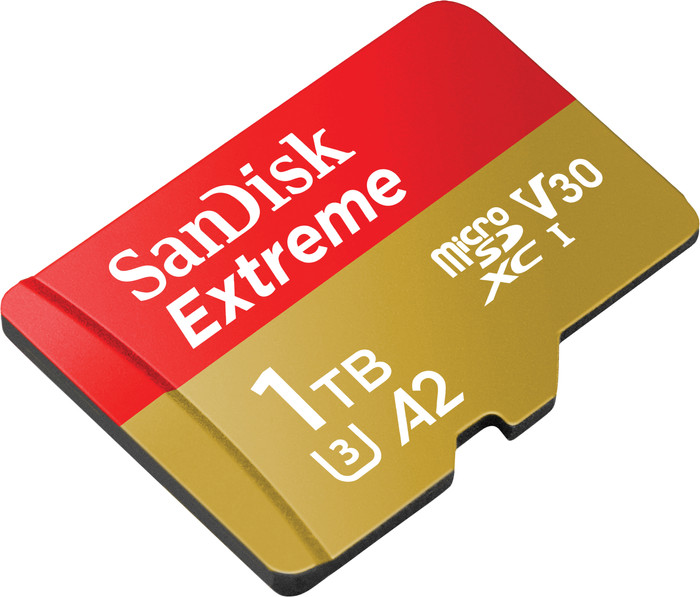 SanDisk microSDXC Extreme 1TB 130 MB/s vorne