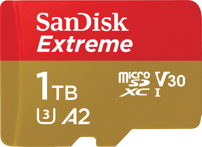 SanDisk microSDXC Extreme 1TB 130 MB/s vorne