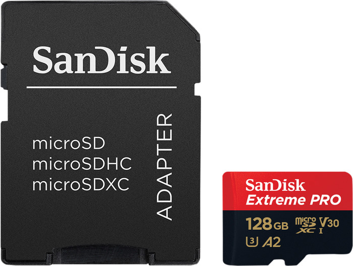 SanDisk MicroSDXC Extreme Pro 128GB 90MB/s Main Image