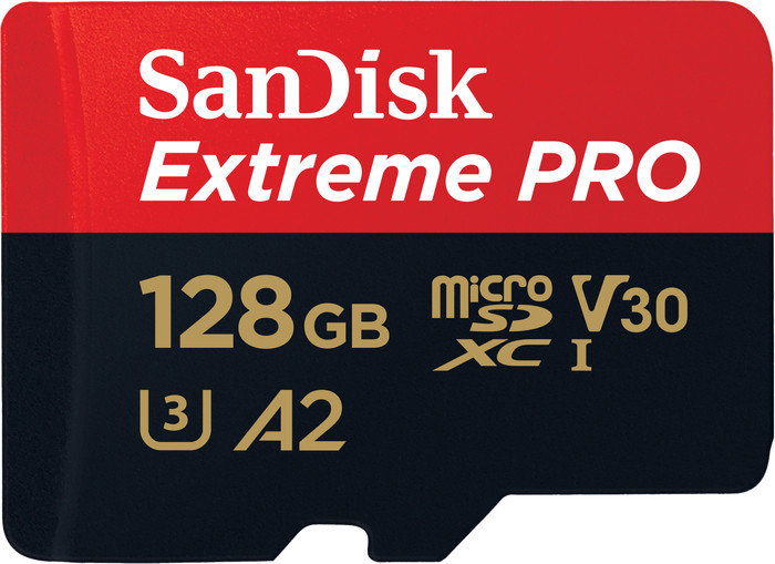 SanDisk MicroSDXC Extreme Pro 128GB 90MB/s voorkant