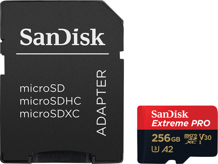 SanDisk MicroSDXC Extreme Pro 256GB 140MB/s Main Image