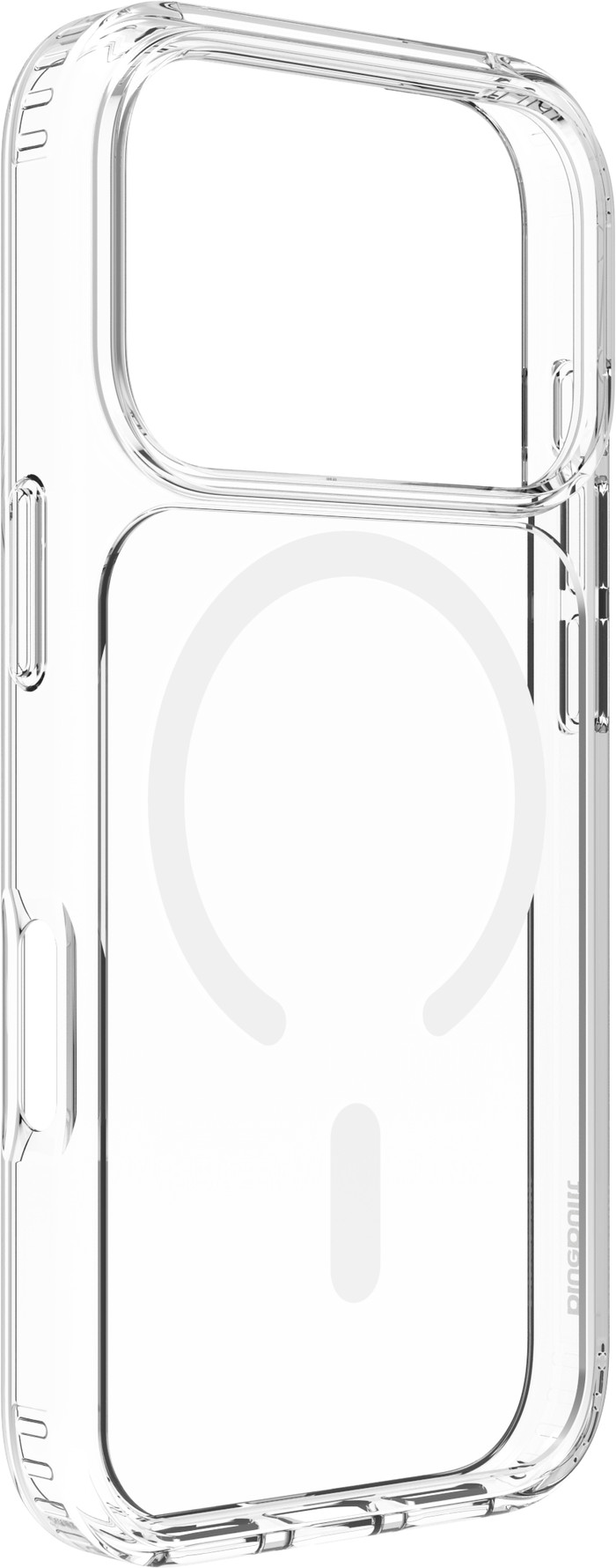 BlueBuilt Protective Back Cover met MagSafe iPhone 17 Pro Transparant linkerkant