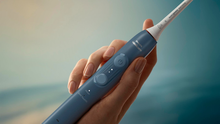 Philips Sonicare 4100 Series HX4041/48 Marineblauw detail