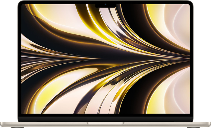 Apple MacBook Air (2022) Apple M2 (8 core CPU/8 core GPU) 16GB/256GB Goud QWERTY Main Image