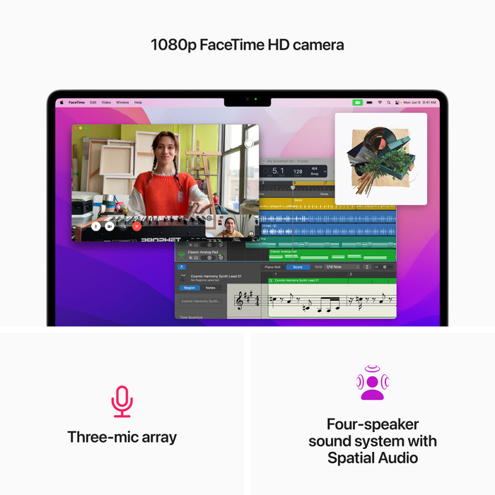 Apple MacBook Air (2022) Apple M2 (8 core CPU/8 core GPU) 16GB/256GB Zilver QWERTY visual leverancier