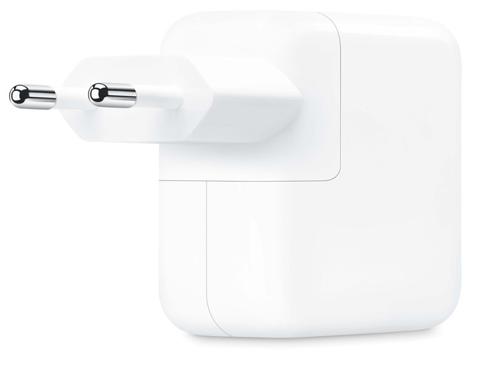 Apple 35W Power Adapter Met 2 Usb C Poorten achterkant