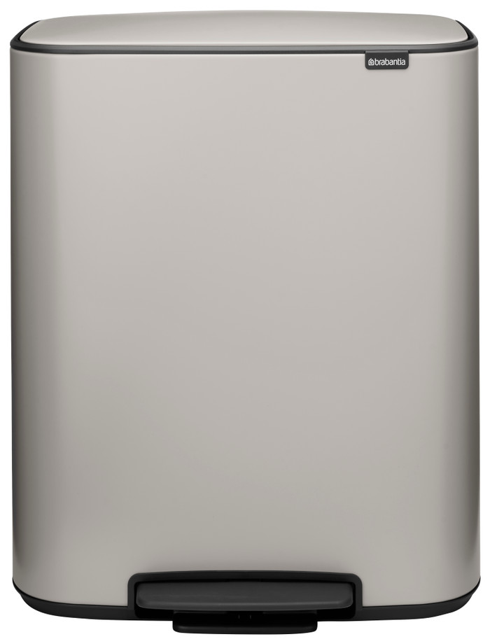 Brabantia Bo Pedal Bin 60 Liter Soft Grey Main Image