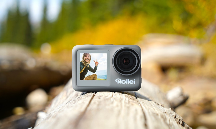 Rollei Actioncam 9S Plus Met Accessoires product in gebruik