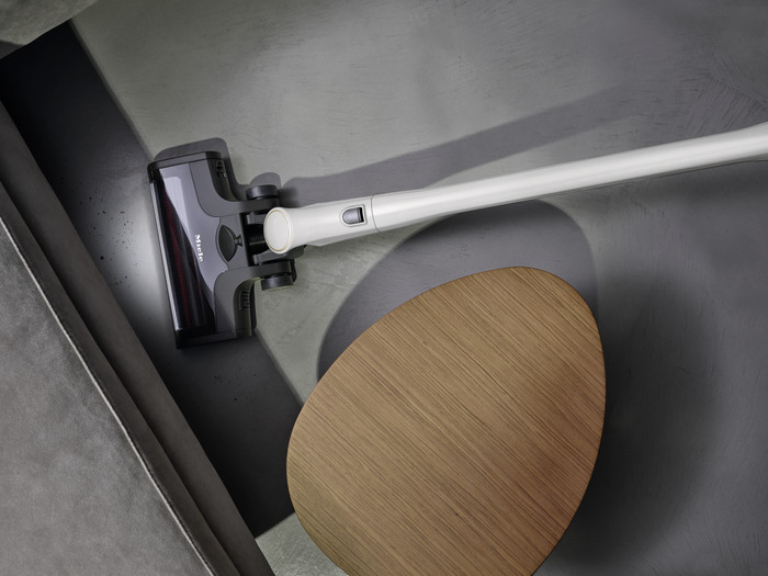 Miele Triflex HX2 Flash Lotuswit product in gebruik