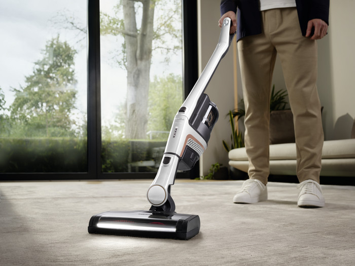 Miele Triflex HX2 Flash Lotuswit product in gebruik