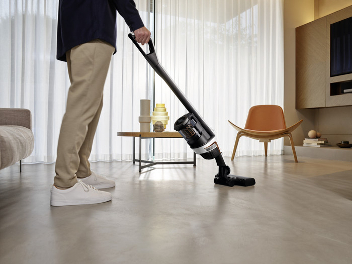 Miele Triflex HX2 Flash Lotuswit product in gebruik