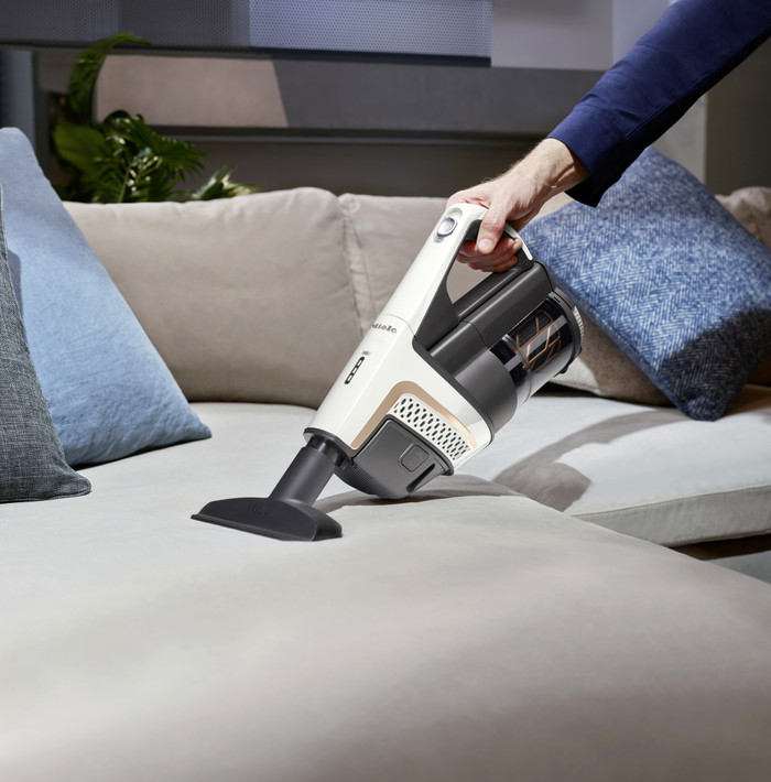 Miele Triflex HX2 Flash Lotuswit product in gebruik