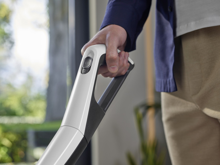 Miele Triflex HX2 Flash Lotuswit product in gebruik